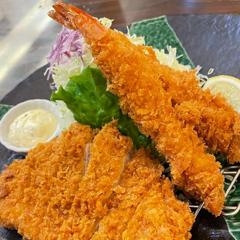 三元豚　海老ロースカツ膳(とんよしサッポロファクトリー店)