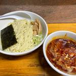 たまり醤油のラー油つけ麺(限定)(がんこ十一代目 （ガンコジュウイチダイメ）)