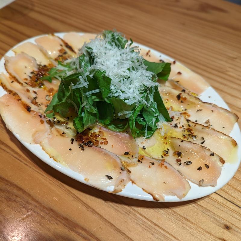 地鶏のカルパッチョ(炭火焼鳥 塚田農場 大宮東口店)