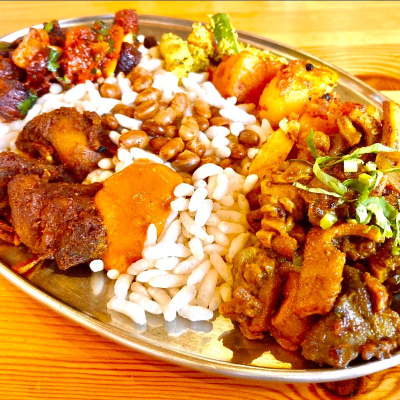 ネパールの料理(ビールセット)(カトマンズキッチン)