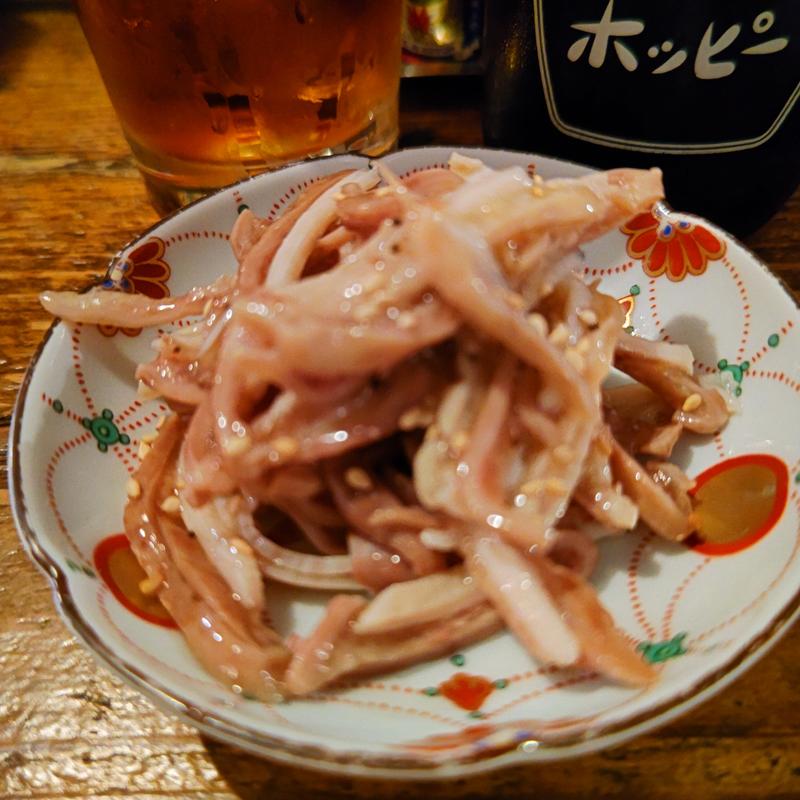 ガツの塩だれ和え(もつ焼きごえん 野毛店)