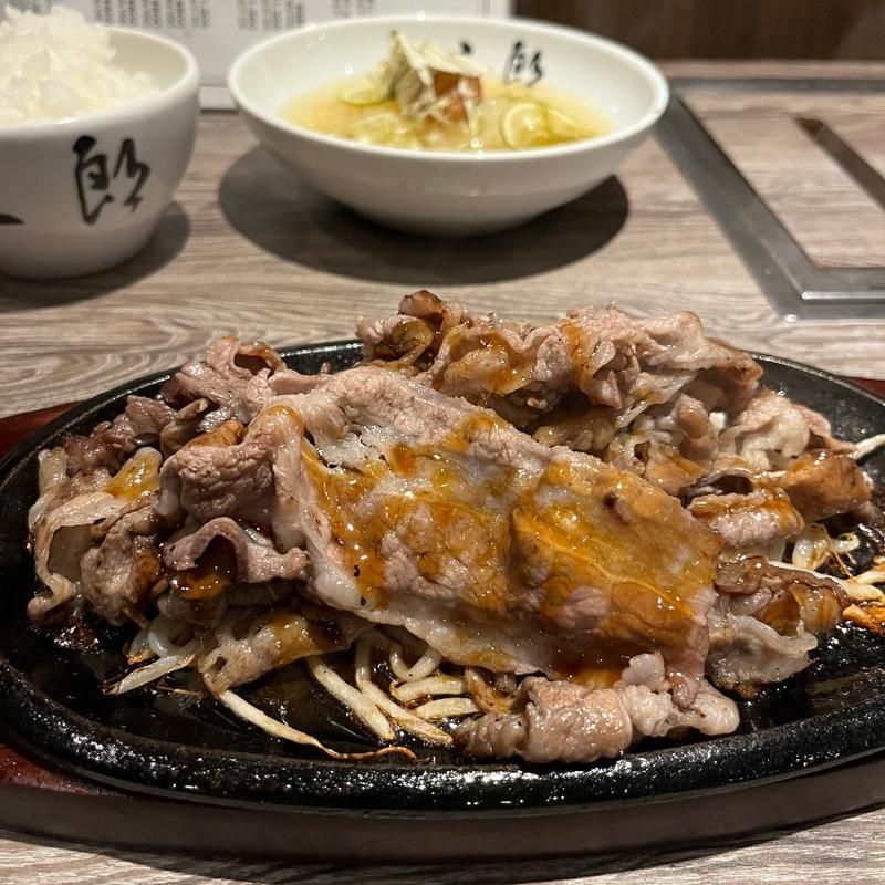 A5焼肉定食(肉大盛)(焼肉&手打ち冷麺 二郎 KANAYAMA)