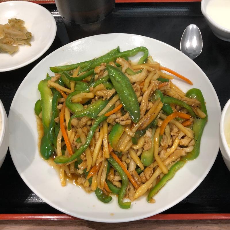 青椒肉絲(隆盛園)