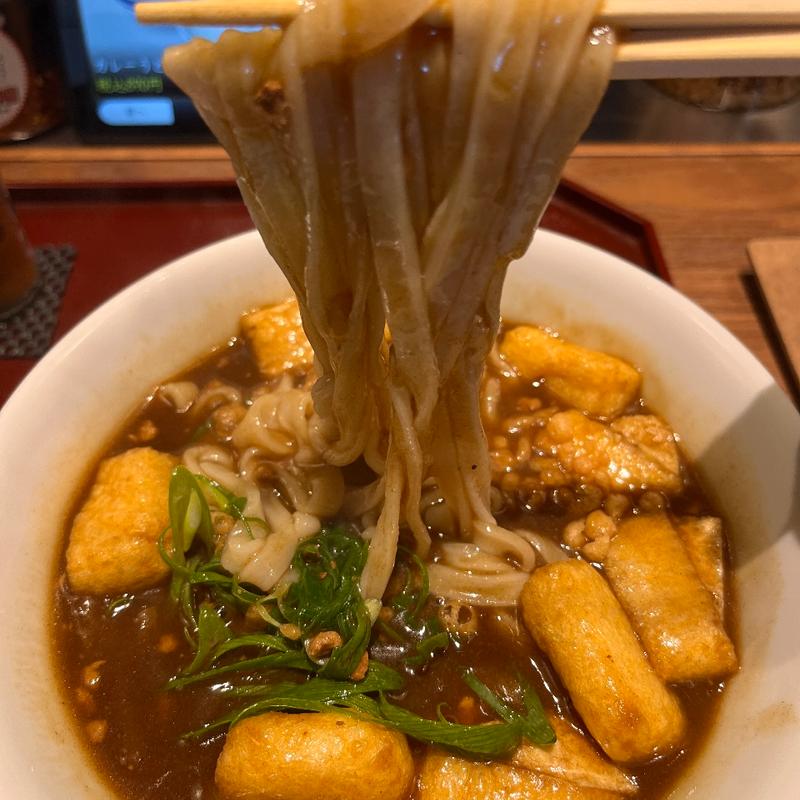 カレーうどん(博多うどん 忠兵衛)