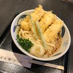 イカ天ぶっかけうどん(うどん家こむぎ)