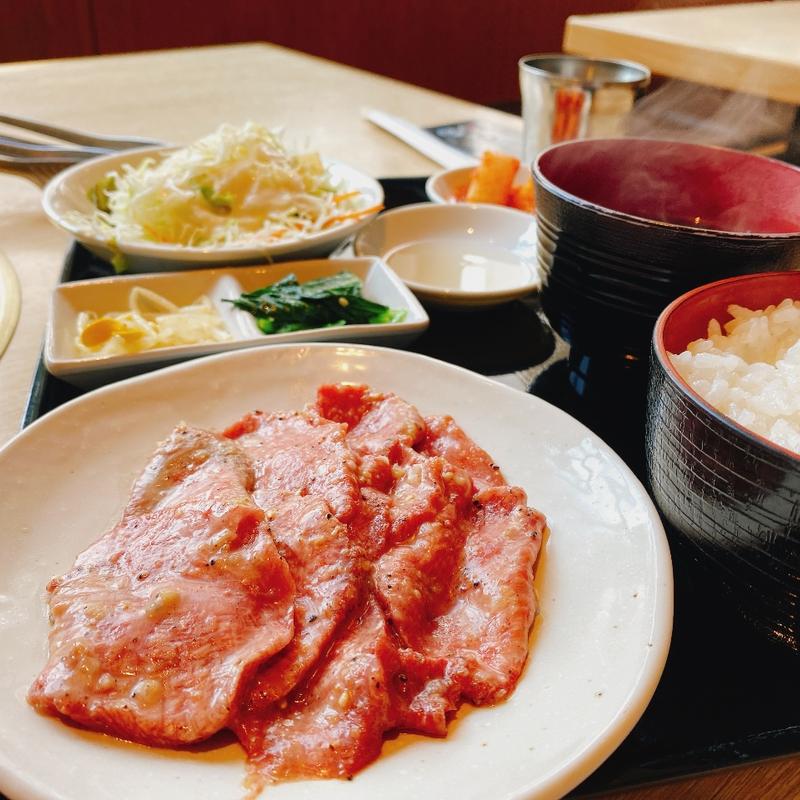 タン塩定食(焼肉すみ屋)