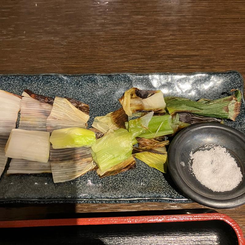 下仁田ネギ焼き(蕎麦切り くろ)
