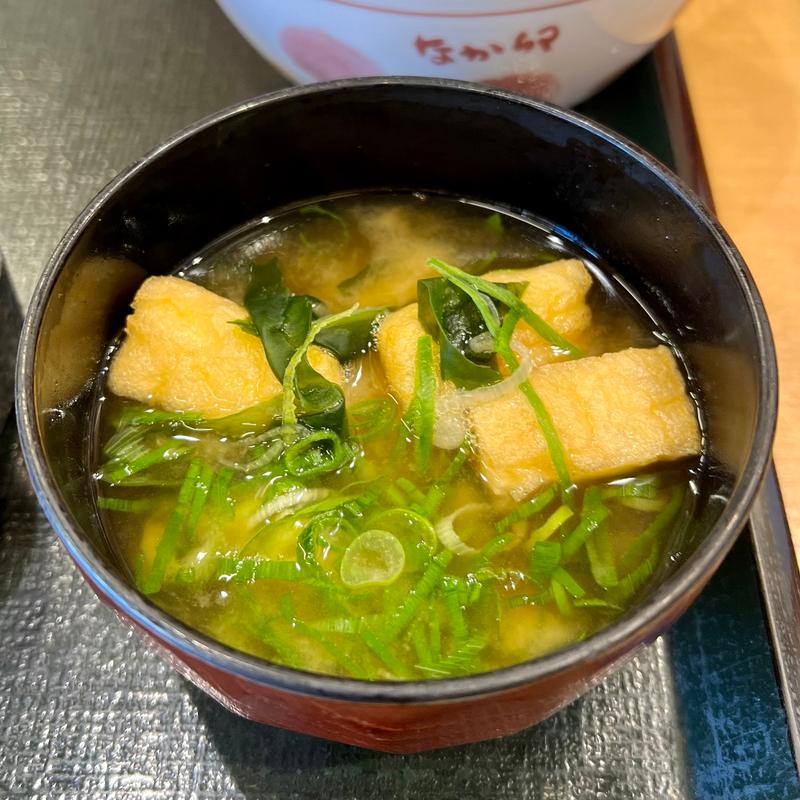 味噌汁(なか卯 すすきの西店 )