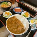 カツカレー定食