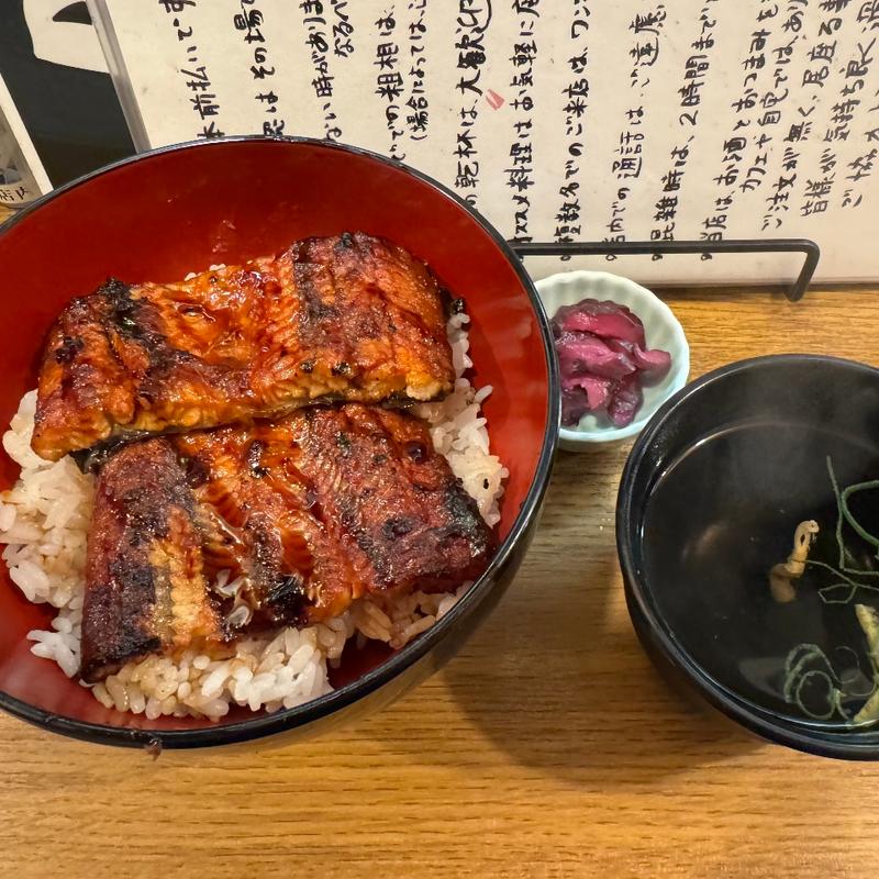 Wうな丼 + 肝吸い(うなとり×宇奈とと 笹塚店)