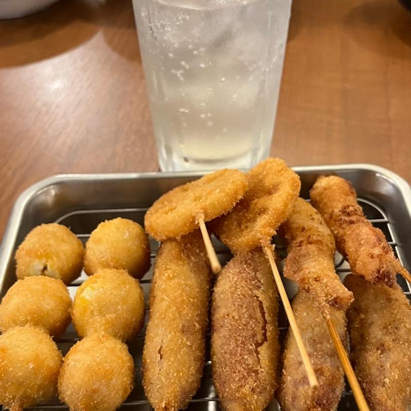 串カツ(串皇難波本店)