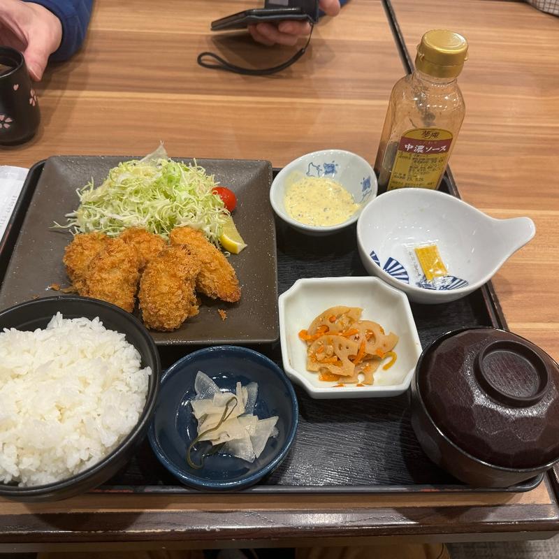 カキフライ定食(夢庵 伊奈店 )