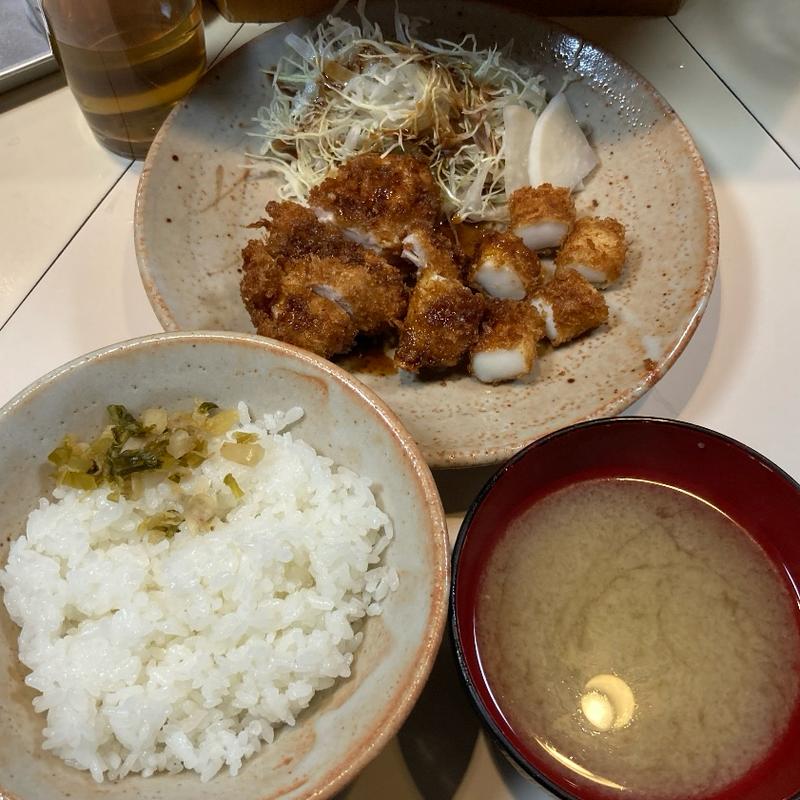 とりかつ、イカフライ(とりかつ チキン)