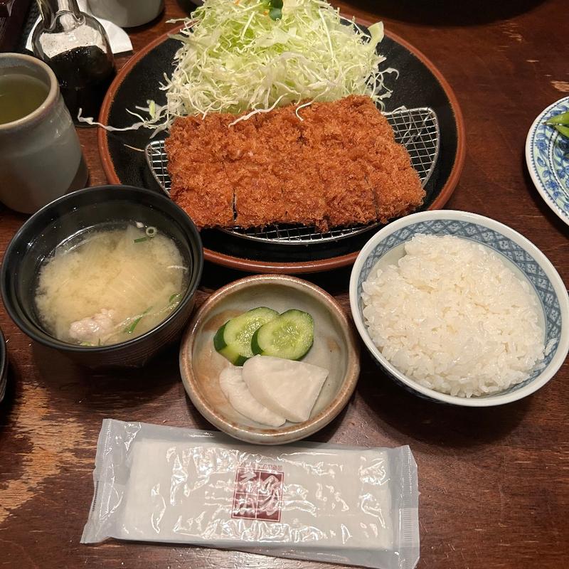 特ひれかつ定食（110g）(不二かつ 日向本店 )