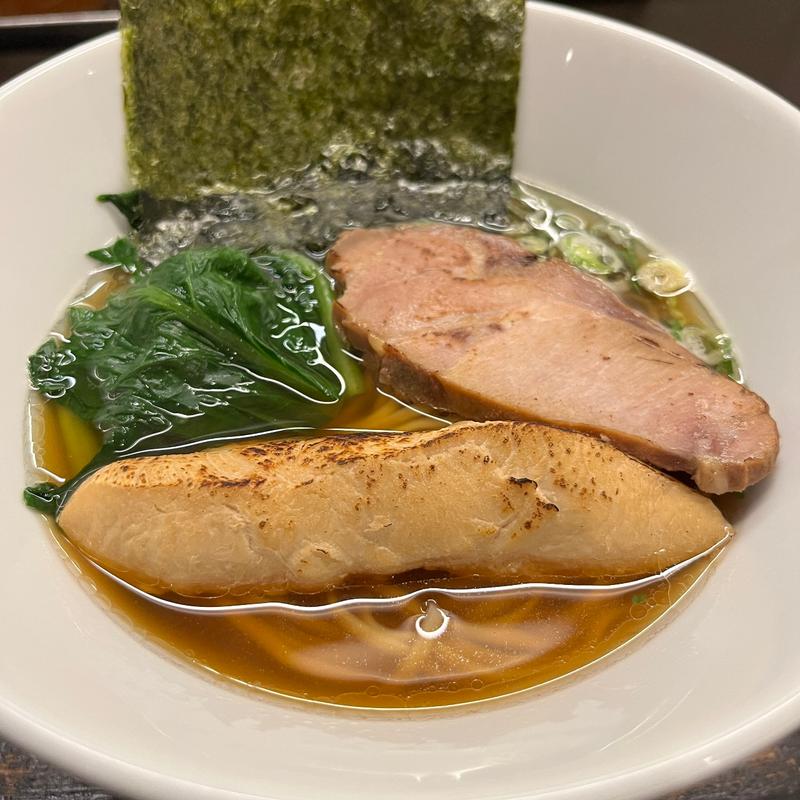 鶏そば(限定)(博多とんこつ 豚の足跡)