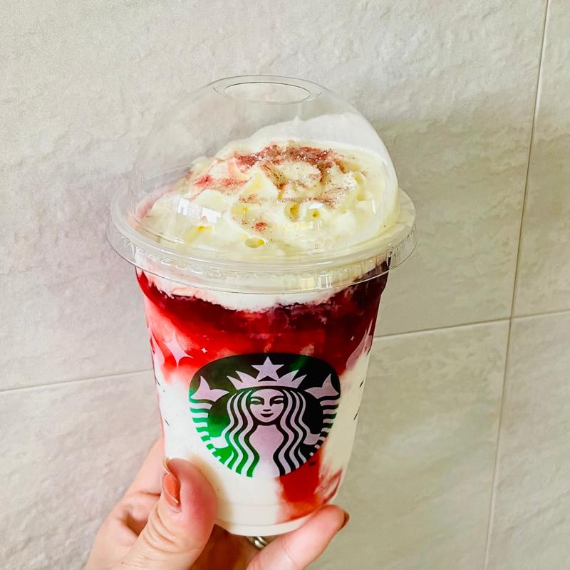 ストロベリーメリークリームフラペチーノ(スターバックス コーヒー エキア プレミエ 和光店)