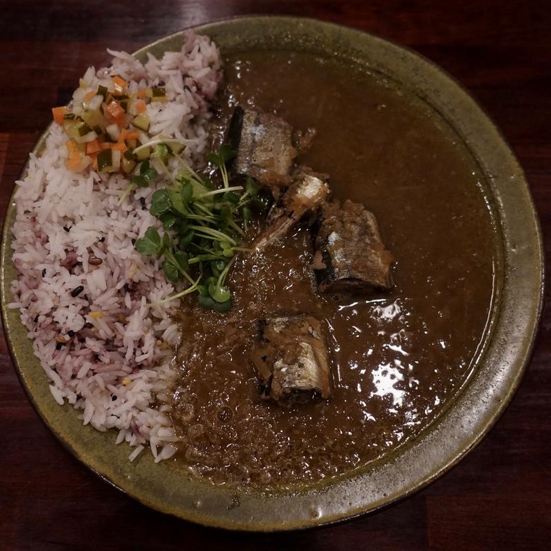 秋刀魚煮付けカレー(すぱいす暮らし)