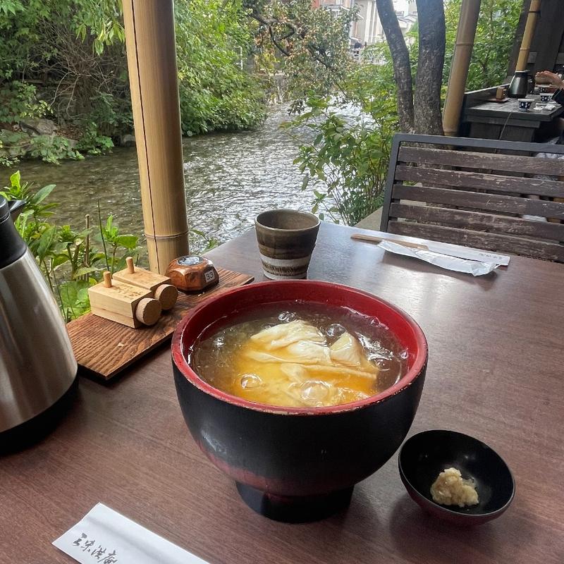 湯葉あんかけ蕎麦(三味洪庵 本店)