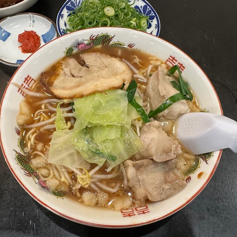 尾道ホルモンラーメン(尾道らーめん三公)