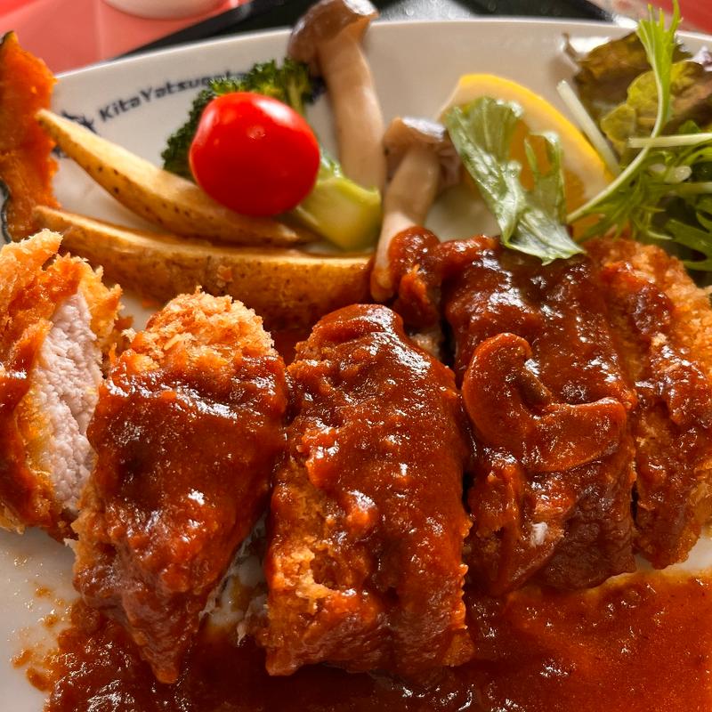 ポークカツレツ(スカイレストランこまくさ亭)