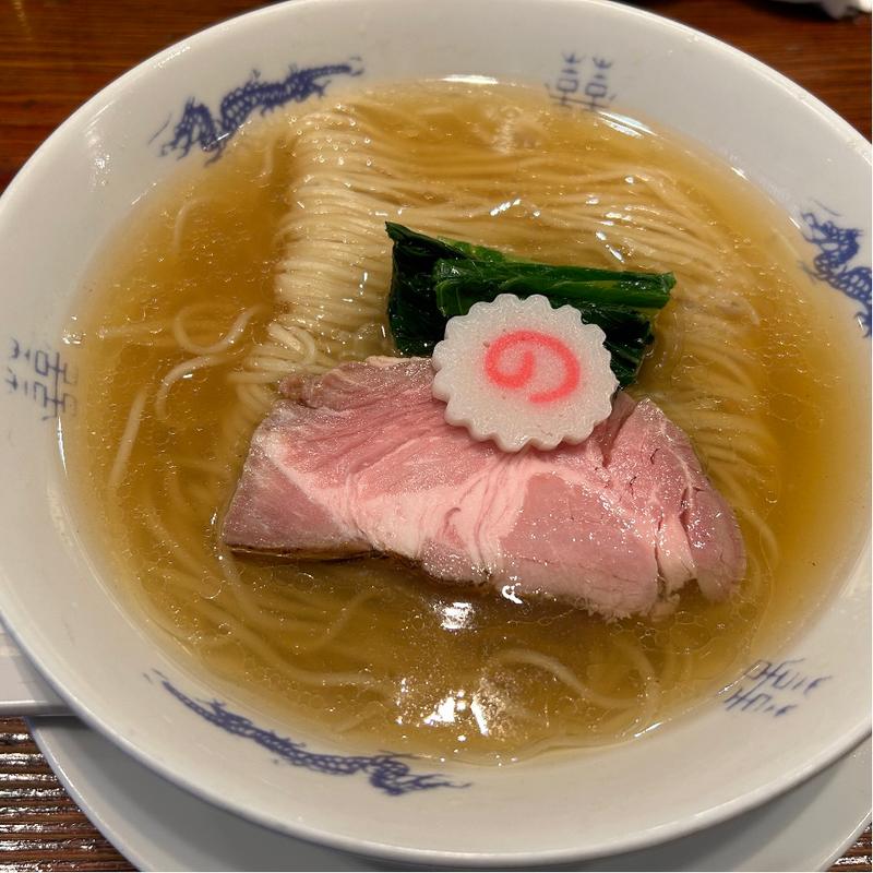 中華そば 肉ワンタン4つ(中華蕎麦 にし乃)