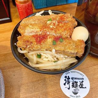 辛味噌ラーメン＋添えるロースカツ&白ご飯(清麺屋)
