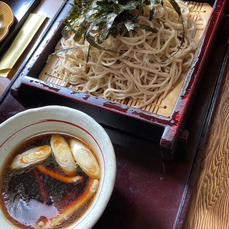 鴨せいろ大盛り(手打ち蕎麦 雅遊庵 風の陣)