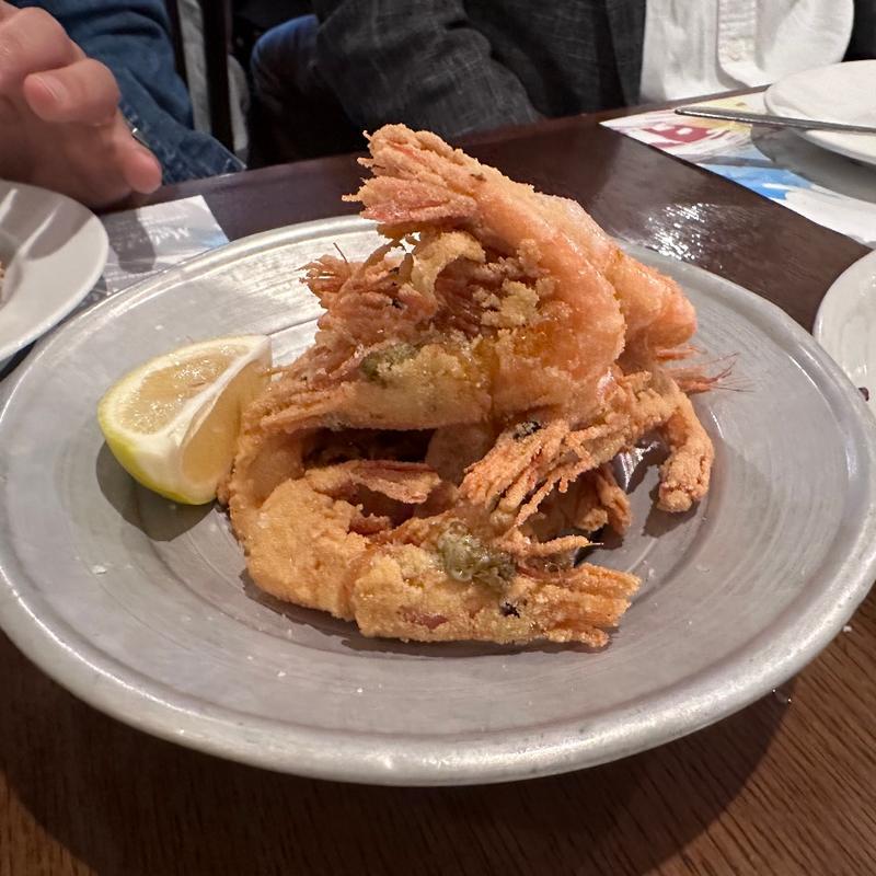 甘エビのフリット(ダ アチュ)