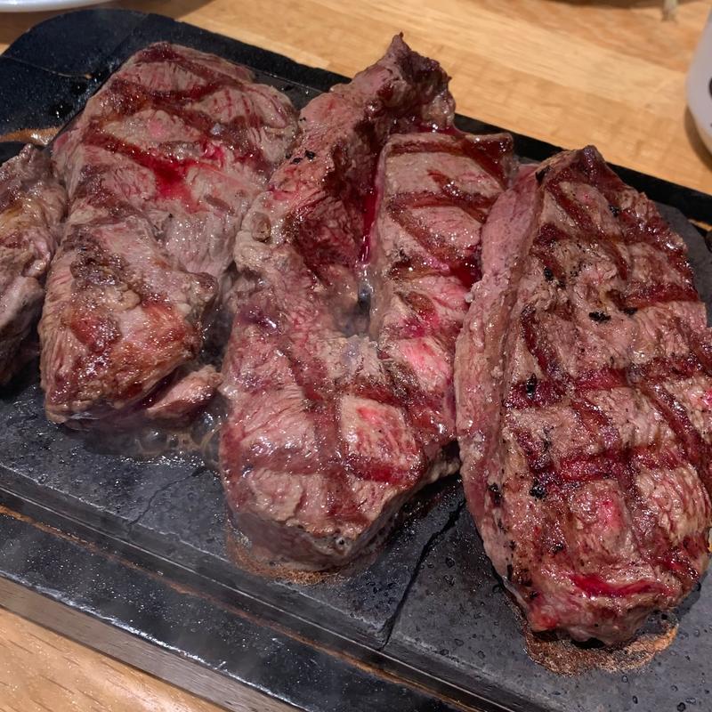 ミスジステーキ450g(ステーキ屋 松 国分寺店)