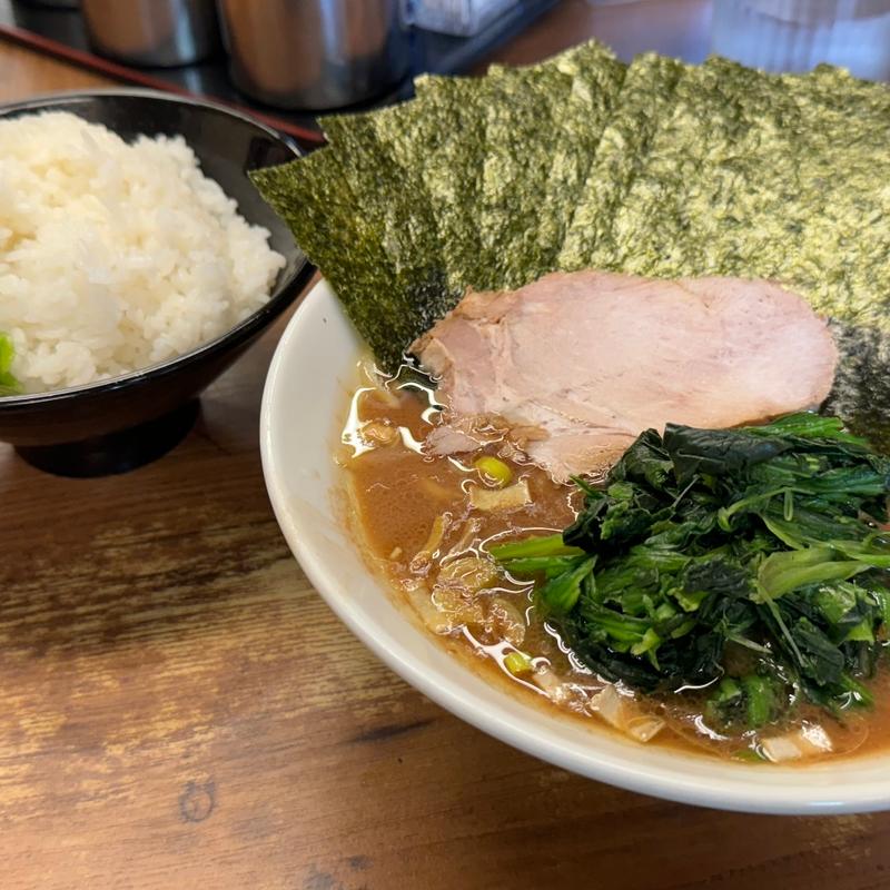 ラーメン海苔増しライス(らーめん 武道家)