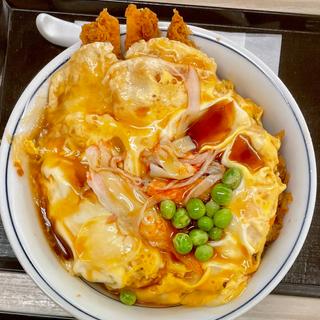 天津飯チキンカツ丼(かつや さいたま三橋店)