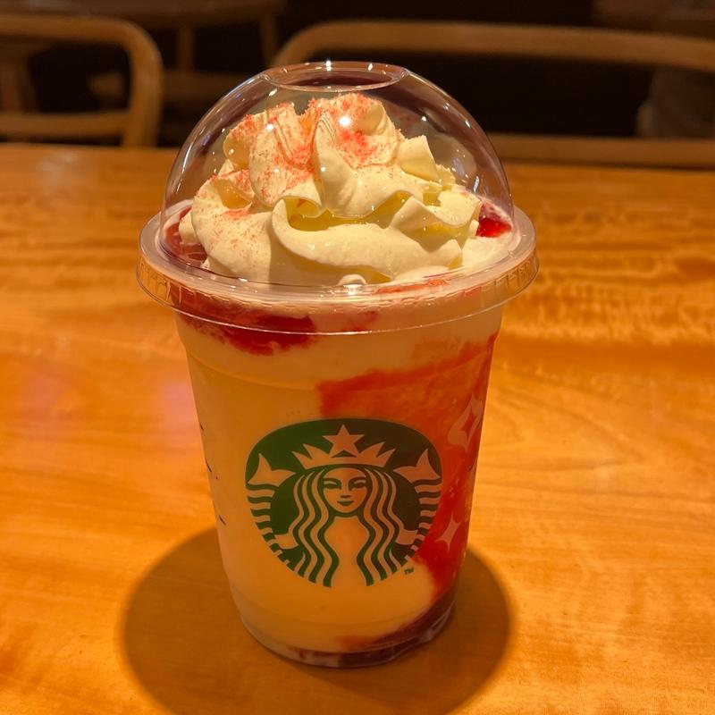 ストロベリーメリークリームフラペチーノ(スターバックスコーヒー モラージュ菖蒲1階店)