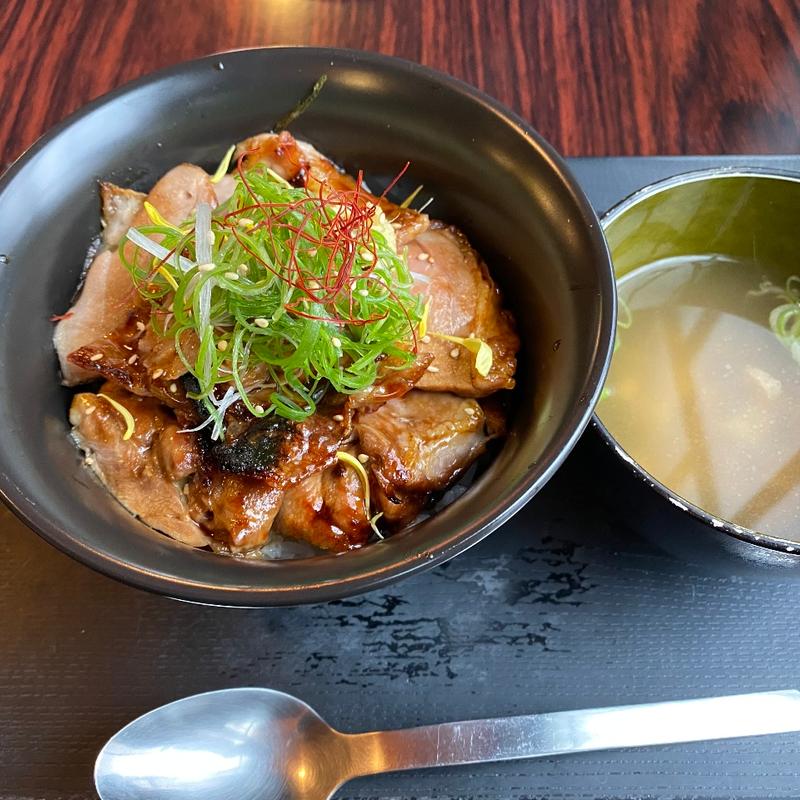 ホロホロ鳥照り焼き丼(和カフェ茶囲家)
