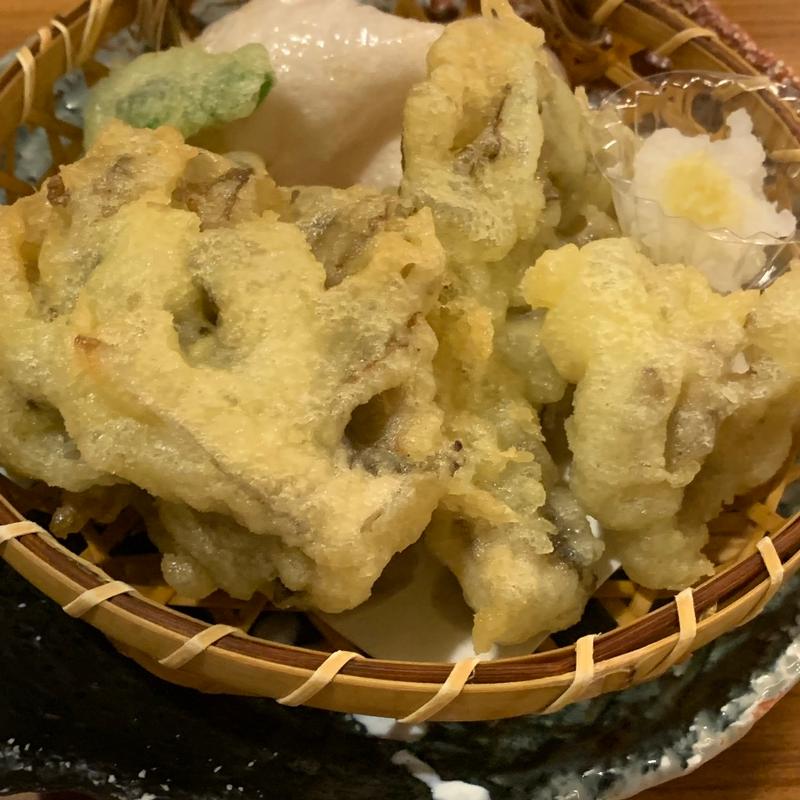 まいたけ天ぷら(海鮮ろばた 壱勢 新潟店)