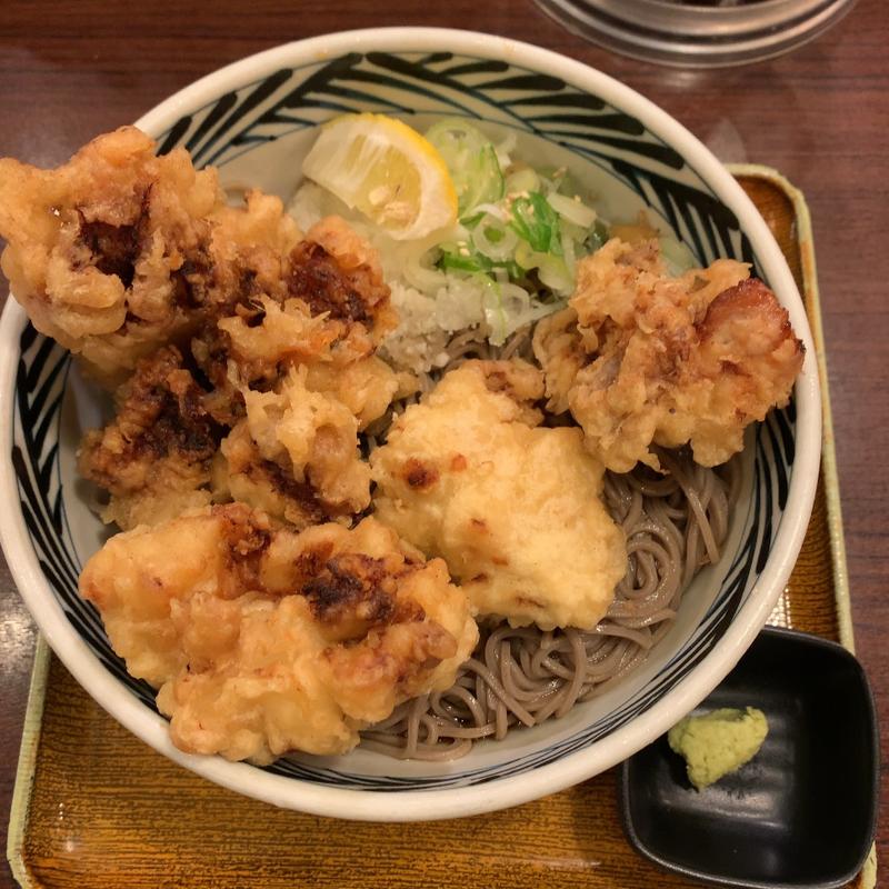 冷やしとり天蕎麦(おらが蕎麦 )