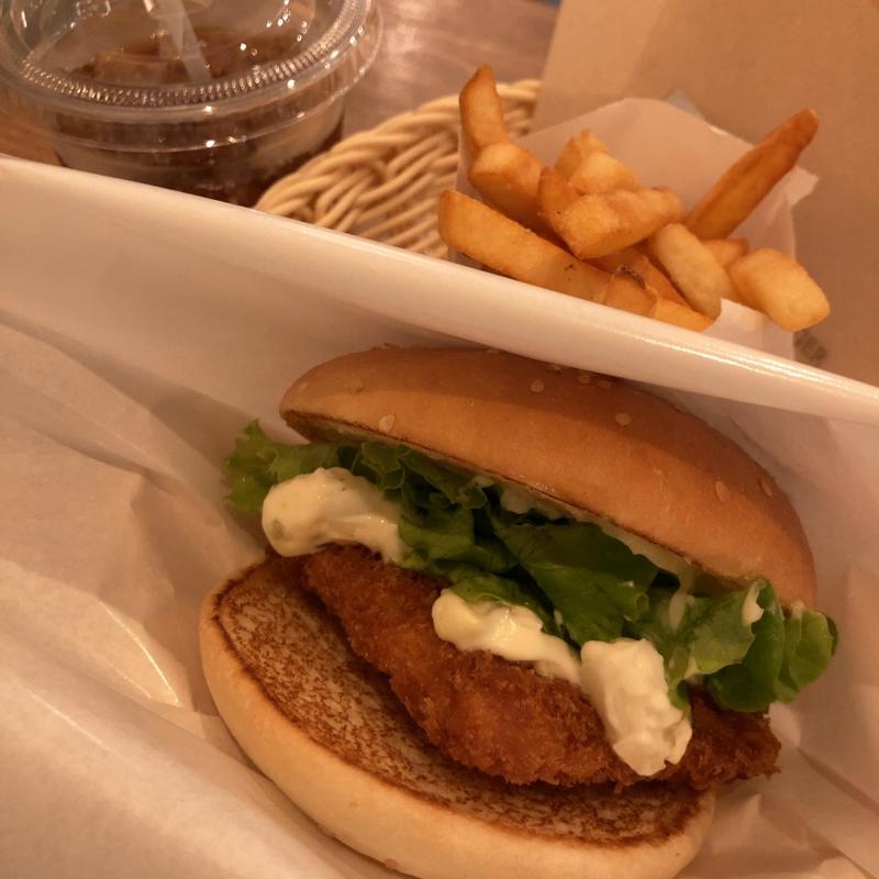 フィッシュバーガーセット(フレッシュネスバーガー 恵比寿西店 （FRESHNESS BURGER）)