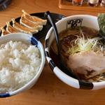 醤油白ネギラーメン+餃子セット(ラーメンのしめ )