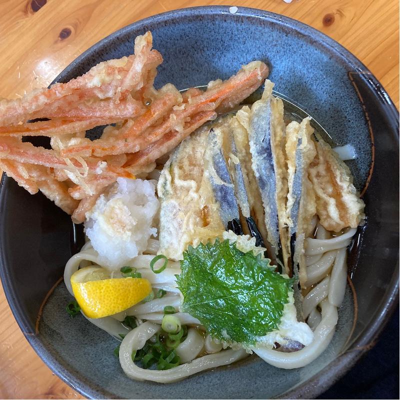 野菜天うどん(本場かなくま餅 福田 )