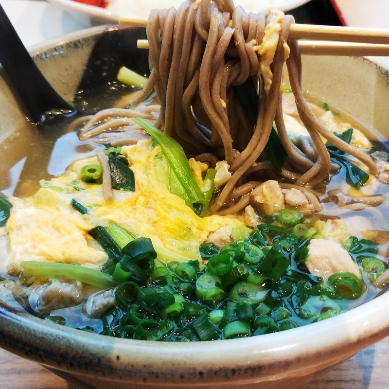 親子そば(笹うどん)