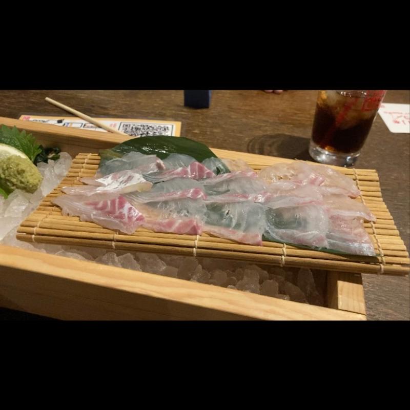 鯛活き造り(釣船茶屋ざうお難波本店)