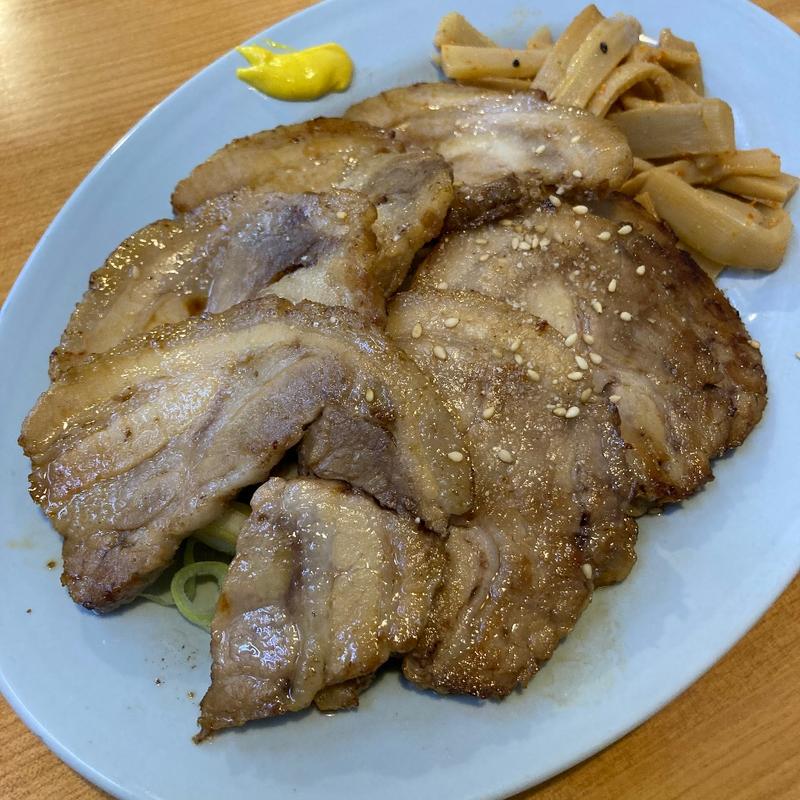 おつまみチャーシュー(くるまやラーメン根岸店)