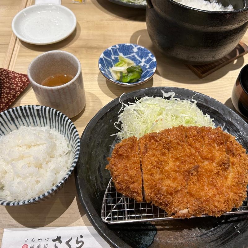 三元豚ロースとんかつ(とんかつ神楽坂さくら イオンモール北大路店)