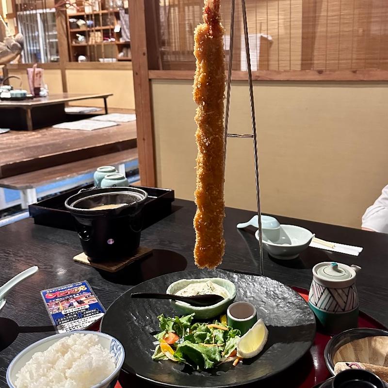 ジャンボ海老フライ御膳　一本(なすび総本店 )