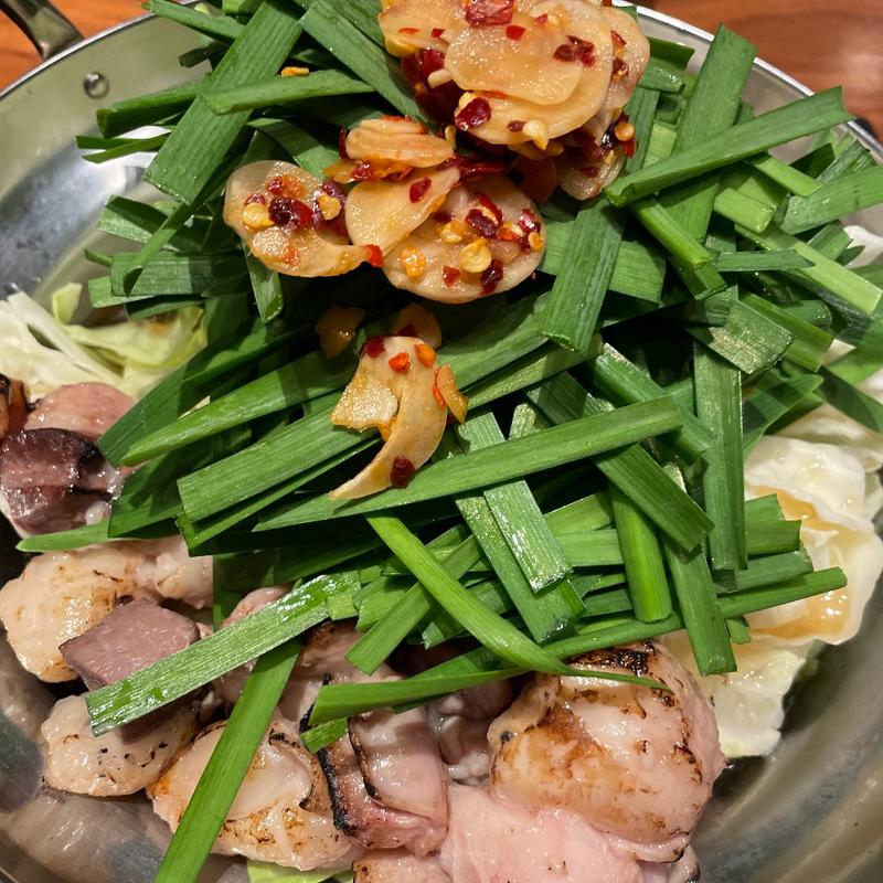 炙りもつ鍋しょうゆ(もつ鍋一慶 JRJP博多ビル店 )