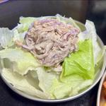 ナポリタン&オニオンサラダ(ベルクス 東墨田店)