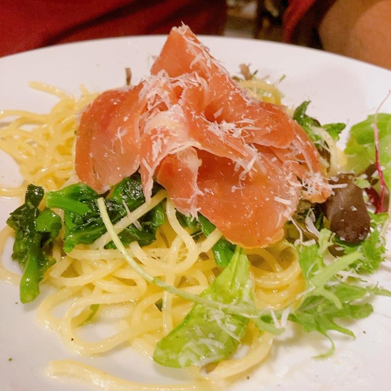 なまはと菜の花のペペロンチーノ(goodspoon シミントひろしま店)