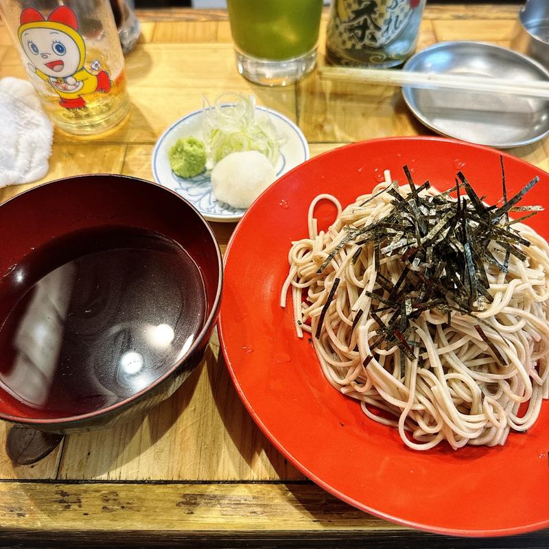 ざるそば(大衆酒場 チャン栓チャン)