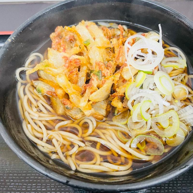 桜エビ天そば(おそば 天かめ 門前仲町店)