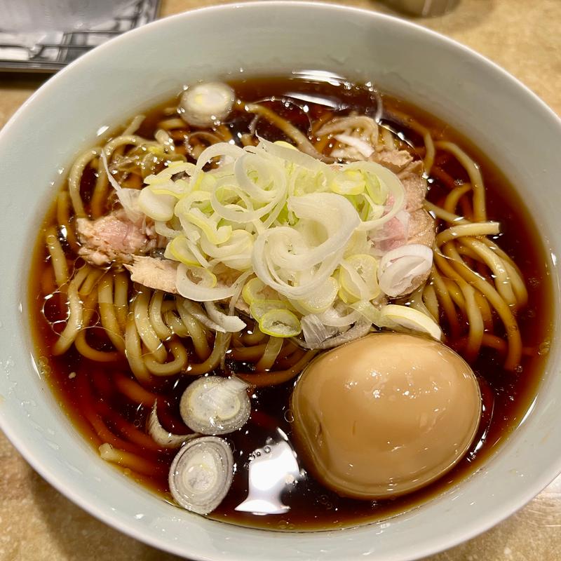 中華そば味玉　醤油(中華そば　肉と葱)