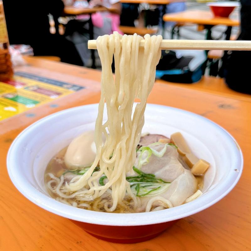 京鴨と羅臼昆布の塩そば(東京ラーメンフェスタ)(拳ラーメン)